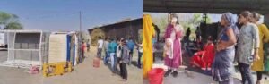 तेज रफ्तार माजदा वाहन अनियंत्रित होकर पलट, 39 लोग घायल
