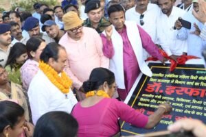 जामताड़ा महिला डिग्री कॉलेज की इरफान अंसारी ने रखी आधारशिला, बोले- नहीं रूकेगी बेटियों की पढ़ाई