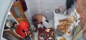 अतिप्राचीन चामुंडा माता मंदिर में चोरों का धावा, कीमती सामान चोरी