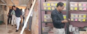 कलेक्टर गौरव कुमार सिंह ने ग्रामीण पीएम आवास और उपस्वास्थ्य केंद्र का किया औचक निरीक्षण