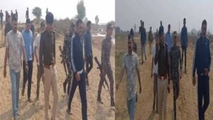 बिहार के जमुई में पुलिस और बालू माफिया के बीच मुठभेड़, एक ट्रैक्टर जब्त