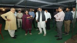 मुख्यमंत्री डॉ. यादव की ग्वालियर प्रस्तावित यात्रा के दृष्टिगत कलेक्टर ने किया निरीक्षण