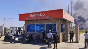 इंदौर-भोपाल रोड स्थित नट-बोल्ट की फैक्ट्री दीपक फास्टनर में अचानक अज्ञात कारणों से लगी आग