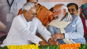 भाजपा के चुनाव अभियान गीत में मोदी-नीतीश को वरीयता, चमके बिहार, गमके बिहार, अमृतकाल में दमके बिहार