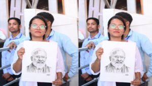 रायपुर : प्रधानमंत्री की संवेदना से खिला एक पल — एक बेटी की कला को मिला आदर और अपनापन