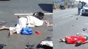 सुसनेर में आमने सामने दो बाइकों की भिड़ंत में 4 लोगों की मौत हो गई