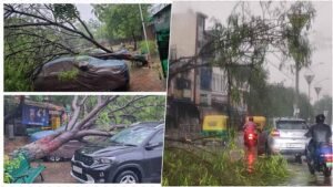 दिल्ली-एनसीआर में आज सुबह-सुबह आंधी-तूफान के साथ भारी बारिश