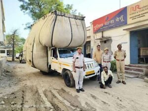 सात क्विंटल से ज्यादा डोडा चूरा जब्त, आरोपी गिरफ्तार