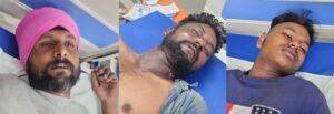 खेत में बड़ा हादसा: हार्वेस्टर चालक समेत तीन लोग 11kV तार की चपेट में आने से बुरी तरह झुलसे