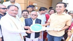 मुख्यमंत्री विष्णु देव साय ने किया अटल विहार योजना अंतर्गत 226 आवासों का लोकार्पण