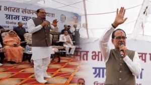 जनता ने शिवराज को कंधे पर उठाया, जमकर थिरके, ढाई दशक बाद   फिर पदयात्रा पर निकले, पत्नी और बेटा-बहू भी साथ में आए नजर