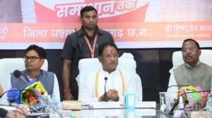 राजस्व अभिलेखों में जिस अधिकारी के लॉगिन से त्रुटिपूर्ण प्रविष्ठि होगी, उस पर होगी कड़ी कार्रवाई : CM साय