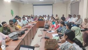 टी बी मुक्त भारत अभियान के लिए हुई बैठक, फोकस बेस्ड एप्रोच आधारित गतिविधियों पर होगा जोर- सी एम एच ओ
