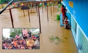 जमशेदपुर के एक स्कूल में आई बाढ़, विद्यालय में ही फंसे रहे 162 मासूम बच्चे