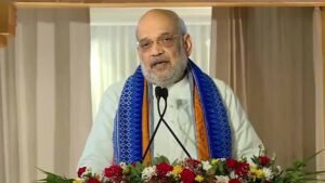 अमित शाह ने कोलकाता में टीएमसी सरकार को घेरा, बंगाल की जनता ममता को सिंदूर की ताकत दिखाए
