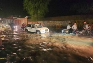 पहली बारिश के बाद बालोतरा में खुली नगर परिषद के दावों की पोल, व्यवस्था फेल