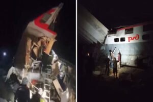 रूस में टूटने ने पटरी से उतरी ट्रेन, 7 की मौत और 30 घायल, क्या यूक्रेन ने उड़ा दिया रेलवे ब्रिज