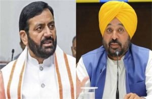 जल संकट पर केंद्र सक्रिय! नायब सैनी ने भगवंत मान को लिखा पत्र, जल्द होगी बैठक