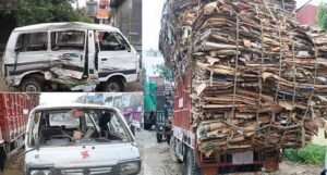 स्कूल वैन में घुसा कैंटर, दर्दनाक हादसे में एक छात्रा की मौत, पांच घायल