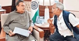 केंद्रीय मंत्री गडकरी से मिले MP बृजमोहन अग्रवाल, कुम्हारी टोल बंद कराने की उठाई मांग