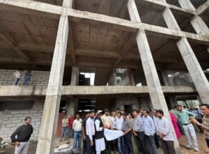 मंत्री सारंग ने किया निर्माणाधीन गोविंदपुरा शासकीय सांदीपनि विद्यालय का निरीक्षण