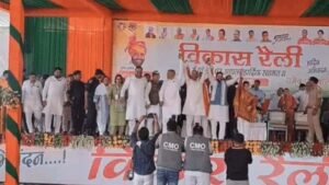 दादरी पहुंचे सीएम सैनी: शहीद को दी श्रद्धांजलि, विकास परियोजनाओं की झड़ी लगाई