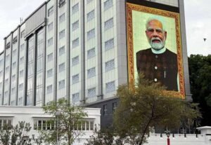 PM मोदी के स्वागत में मालदीव ने दिखाया बड़ा दिल, रक्षा मंत्रालय पर लगा विशाल बैनर