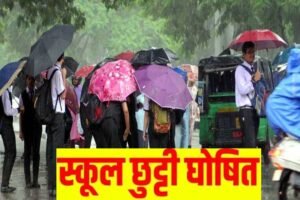 मध्यप्रदेश के नरसिंहपुर जिले में बारिश के चलते 2 दिन की छुट्टी घोषित