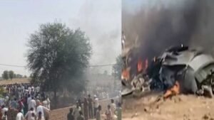 चूरू: जगुआर प्लेन क्रैश में बड़ा हादसा, दोनों पायलटों की दर्दनाक मौत