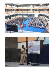 ● होली क्रॉस स्कूल में छात्र-छात्राओं के लिए यातायात जागरूकता कार्यशाला का आयोजन