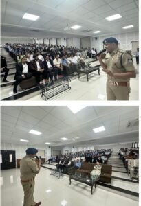 🛡️ “साइबर क्राइम: एक डिजिटल बीमारी – सतर्कता ही सबसे बड़ी दवा!” 🏥 LNCT Medical College & Sewakunj Hospital में इंदौर पुलिस की Cyber Pathshala