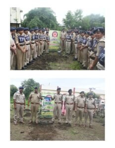 ★ हरियाली महोत्सव के तहत पुलिस कमिश्नरेट इंदौर द्वारा  किया गया वृक्षारोपण का आयोजन, पुलिस कमिश्नर इंदौर की अगुवाई में इंदौर पुलिस द्वारा वृहद वृक्षारोपण कर, दिया सभी को पर्यावरण संरक्षण का संदेश।