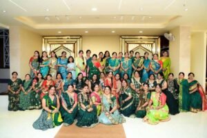 भोपाल में हरीयाली तीज की धूम, हरे परिवेश, झूले और गीतों से गूंजा सेलिब्रेशन हॉल