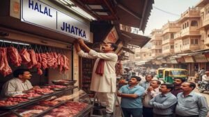 जयपुर में नया नियम : मीट की दुकानों पर लगाना होगा ‘झटका’ या ‘हलाल’ का बोर्ड