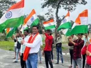 श्री बजरंग सेना के राष्ट्रीय अध्यक्ष हितेश विश्वकर्मा का घर घर तिरंगा अभियान के लिए किया आह्वान