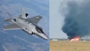 अलास्का में हादसा: अमेरिकी F-35 फाइटर जेट धुएं में तब्दील, जोरदार क्रैश