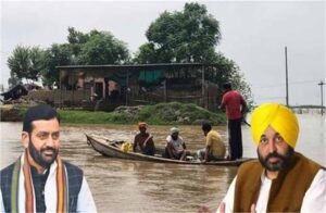 नायब सैनी ने पंजाब बाढ़ पर CM भगवंत मान को लिखा पत्र, मदद का दिया आश्वासन