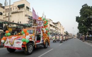 सीएम योगी की यूपी पुलिस के 18 हजार से अधिक पुलिसकर्मियों ने प्रदेश भर में निकाली बाइक रैली