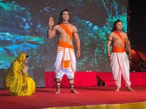 अयोध्या में 120 फीट के मंच पर थ्रीडी तकनीक के साथ शुरू हुई भव्य रामलीला