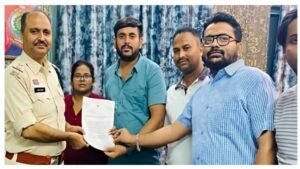 सोशल मीडिया पर चल रही साज़िश का करारा जवाब, भाजयुमो ने मनेंद्रगढ़ कोतवाली में खोला मोर्चा