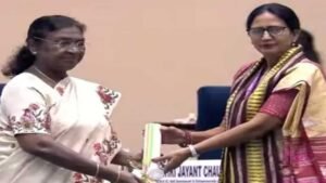 सोनीपत की टीचर सुनीता को नेशनल अवॉर्ड, राष्ट्रपति द्रौपदी मुर्मू ने किया सम्मानित