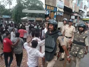 MP में गणेश विसर्जन के दौरान हंगामा, ‘लव जिहाद’ झांकी दिखाने पर हुई पथराव