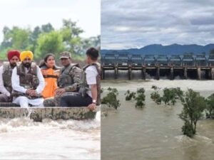 भाखड़ा-पौंग डैम से छोड़ा पानी, पंजाब में हड़कंप, हरियाणा-UP में अलर्ट