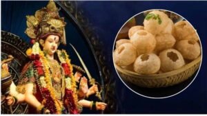 विश्व का अनोखा नजारा: पांच लाख गोलगप्पों से बना दुर्गा पूजा पंडाल, मां दुर्गा की अद्भुत मूर्ति!