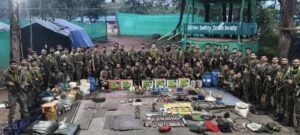 जंगल में नक्सलियों का बड़ा डम्प बरामद, हथियार और विस्फोटक जब्त