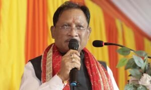 रायपुर : मुख्यमंत्री  विष्णु देव साय कोरबा में  राम कथा महोत्सव में हुए शामिल