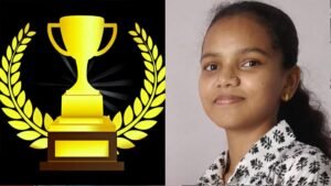 छिंदवाड़ा की वैष्णवी सरियाम 12वीं टॉपर, बालिका विज्ञान पुरस्कार से सम्मानित