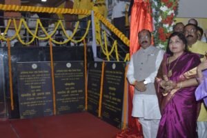 रायपुर : उप मुख्यमंत्री  अरुण साव ने लोरमी के भव्य मानस मंच के जीर्णोद्धार कार्य का किया लोकार्पण