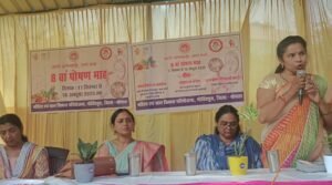 गोविंदपुरा में धूमधाम से मना पोषण माह, पुरुष बने पोषण चैंपियन