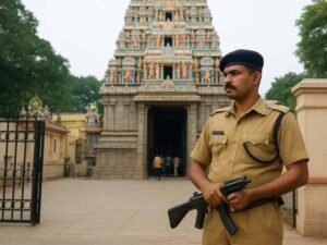 ‘अल्लाह हू अकबर’ चिल्लाते हुए मंदिर में घुसा युवक, मूर्तियों पर हमला करने की कोशिश, लोगों ने मौके पर दबोचा